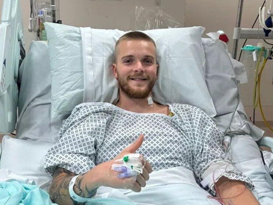 Man loses leg in accident after being trapped in machine